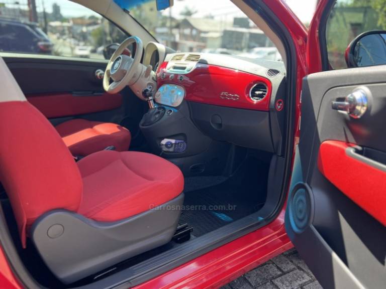 FIAT - 500 - 2014/2014 - Vermelha - R$ 53.500,00