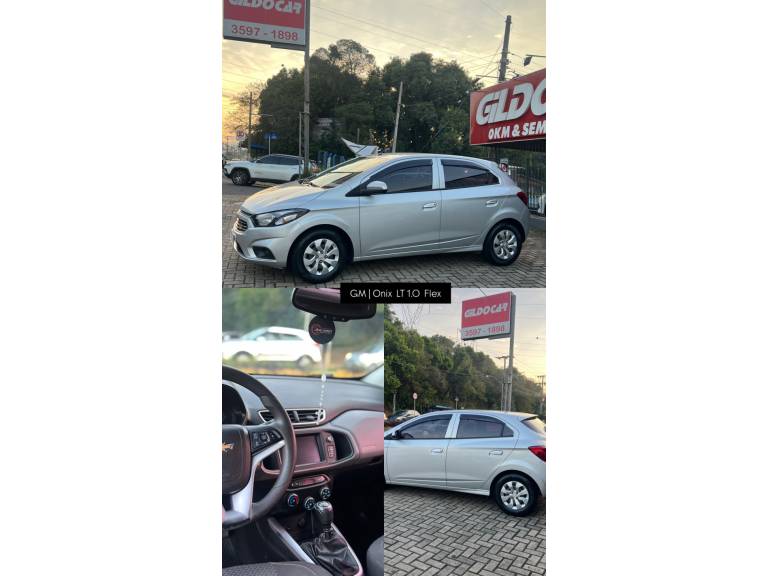 CHEVROLET - ONIX - 2017/2017 - Prata - R$ 52.500,00